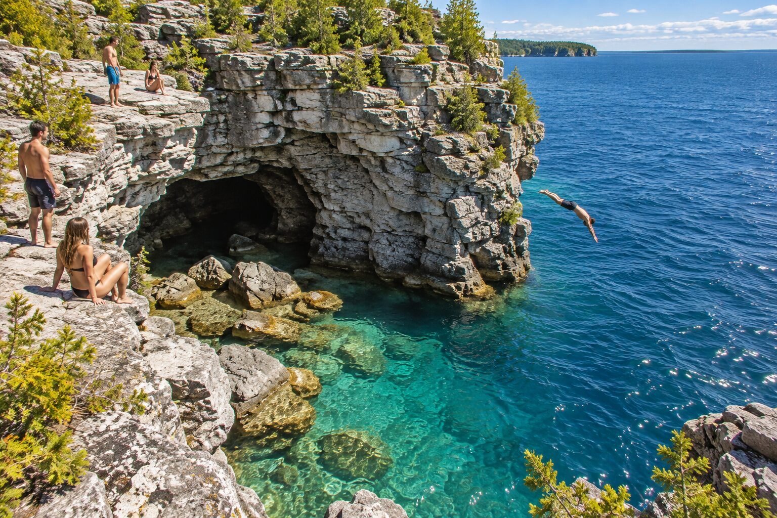 The Grotto, Bruce Peninsula — view two