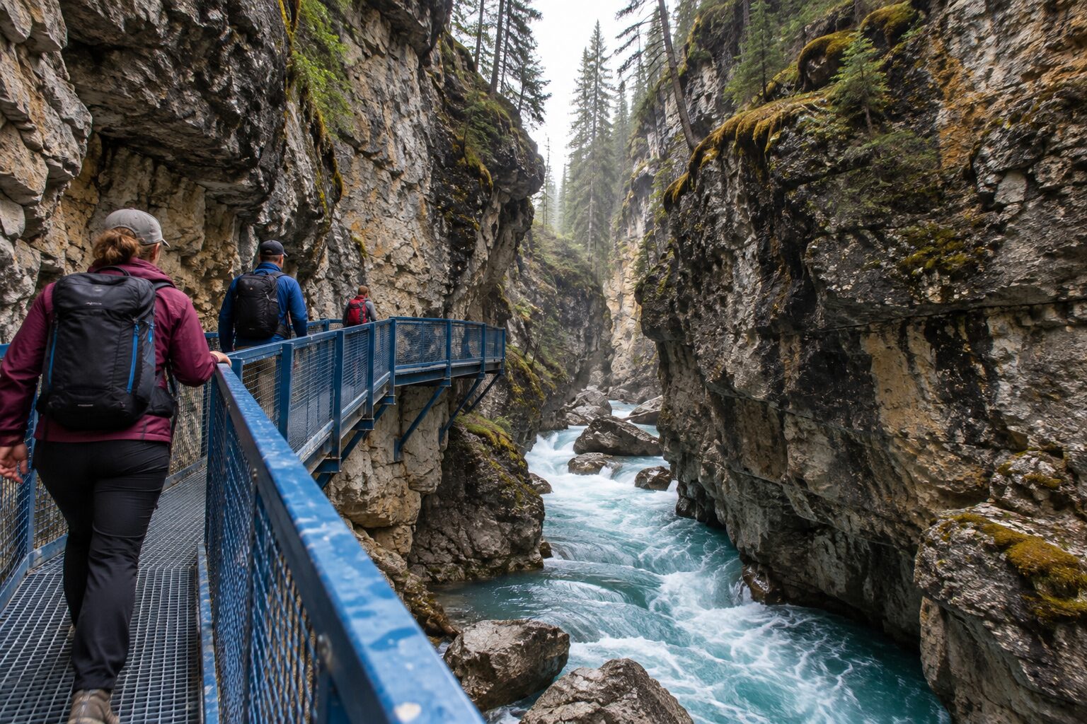 Johnston Canyon — view two
